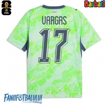 Elveția Ruben Vargas #17 Tricou Fotbal Replică Mondial 2026 Barbati Deplasare